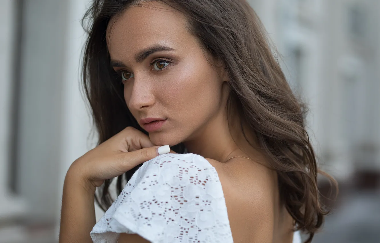 Фото обои взгляд, Девушка, Юлия, Dmitry Sn, Дмитрий Шульгин
