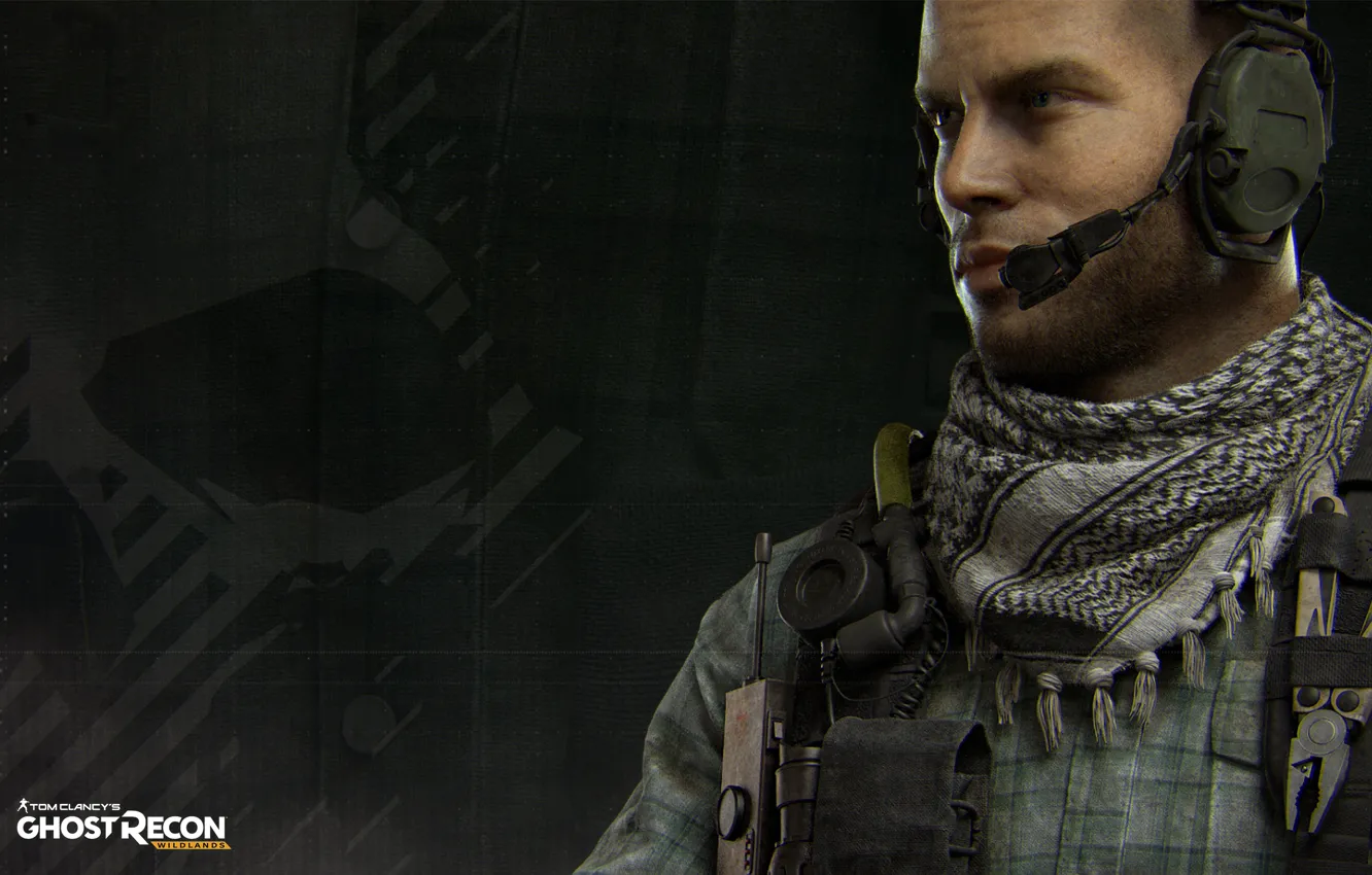 Фото обои Ghost, soldier, man, Tom Clancy's, bulletproof vest, Tom Clancy's: Ghost Recon Wildlands, Recon Wildlands, Holt …