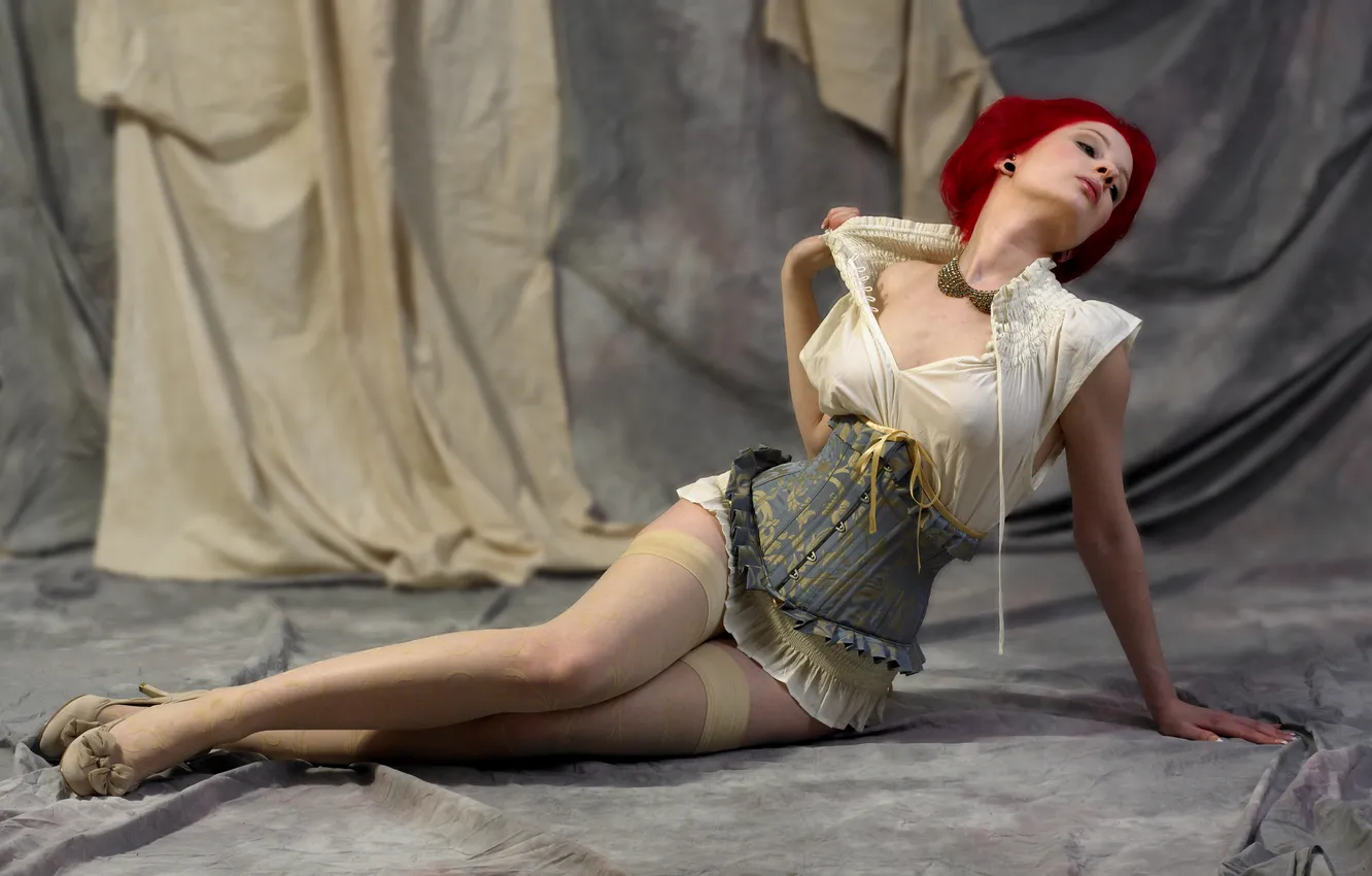 Фото обои девушка, модель, мода