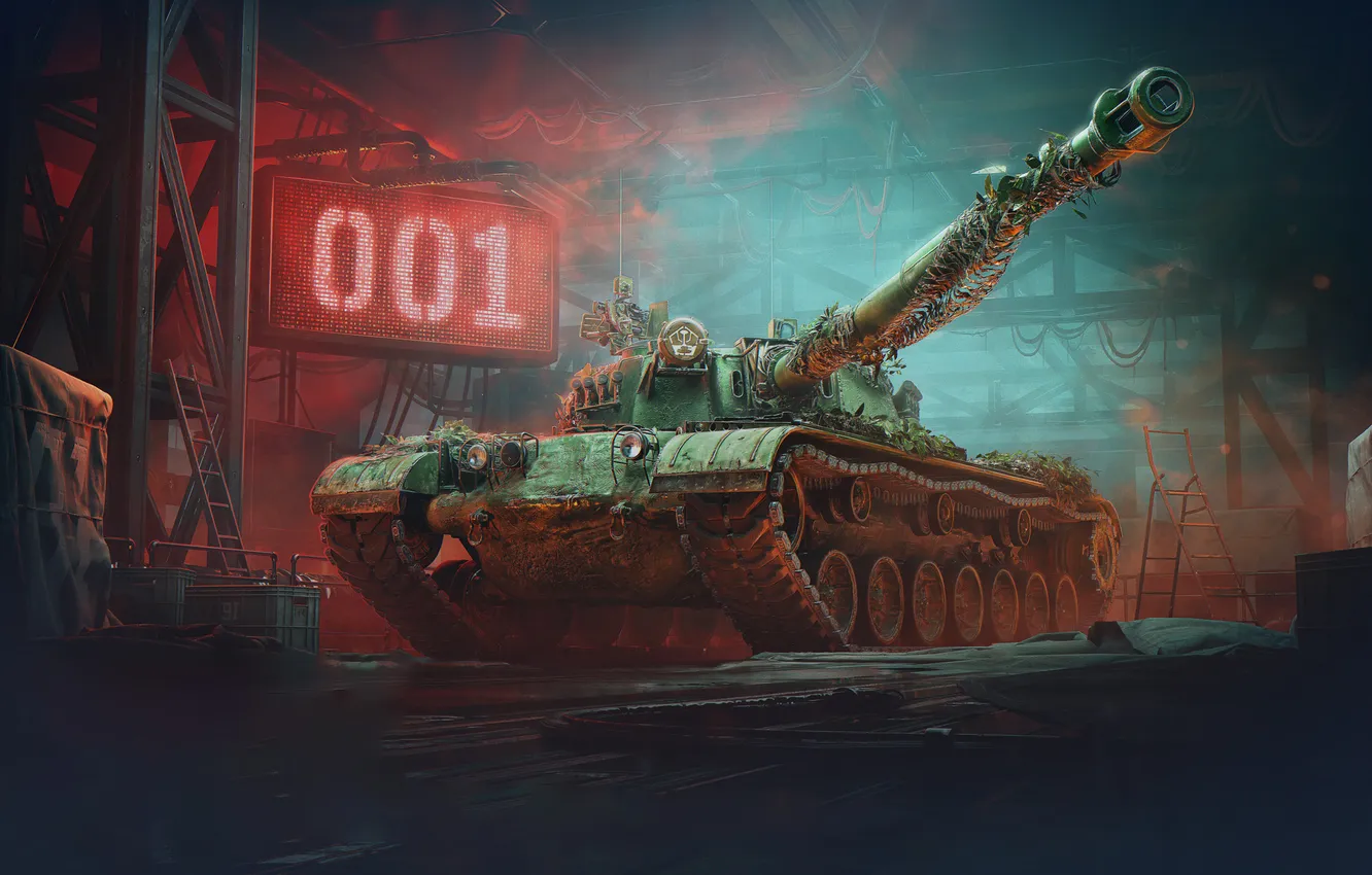 Фото обои игры, bz-74-1, мир тнков