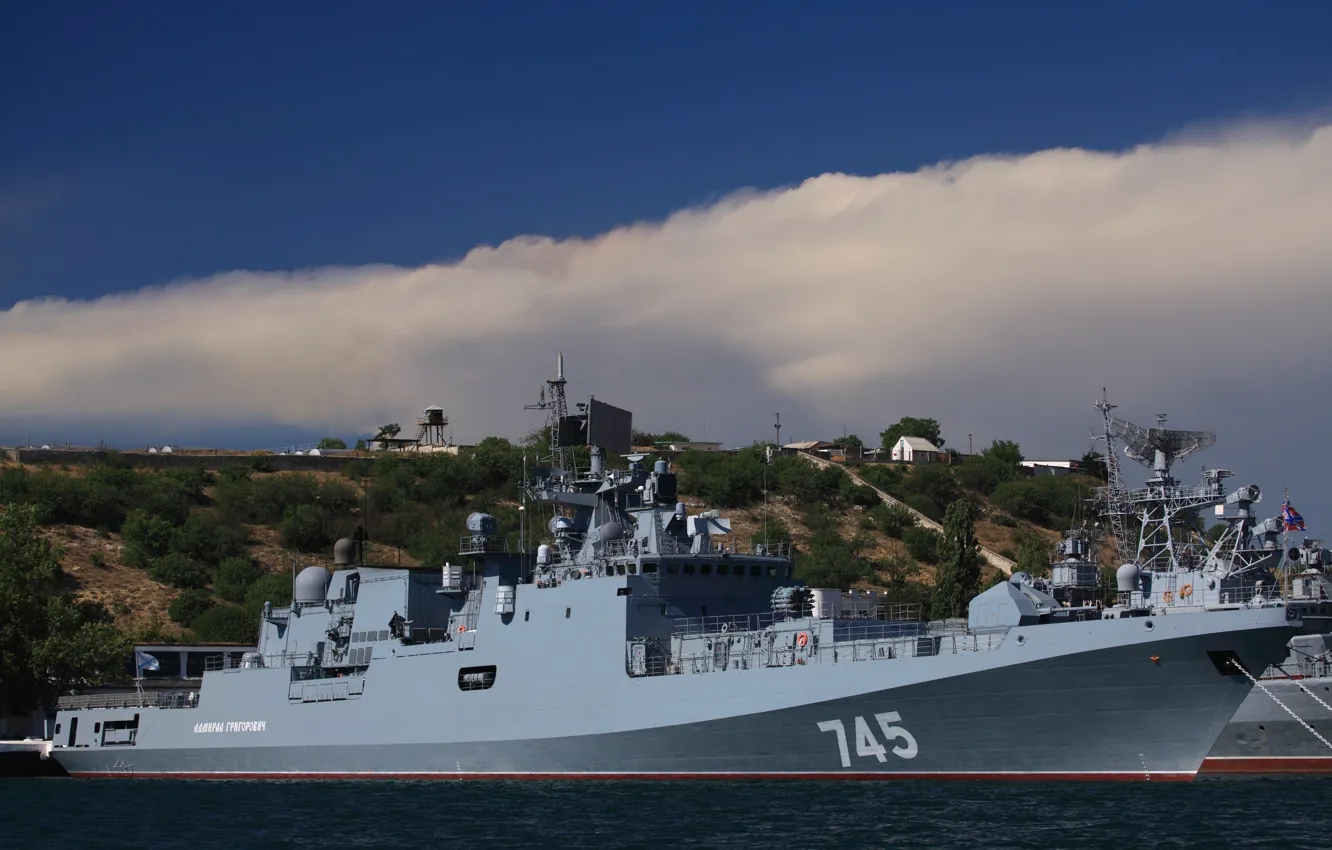 Фото обои корабль, ВМФ, фрегат, сторожевой, Адмирал Григорович