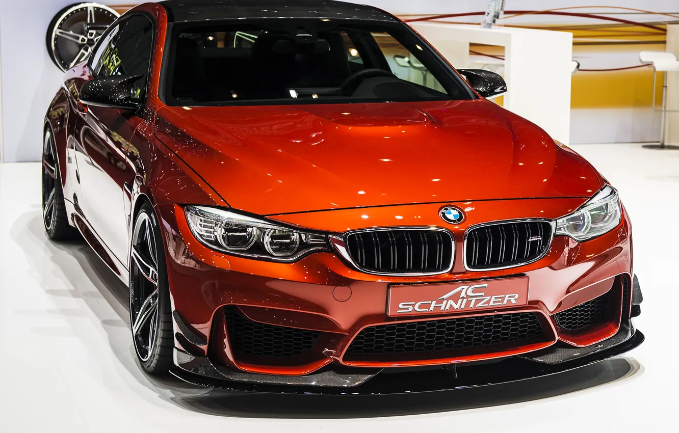 Фото обои AC Schnitzer, 2015, BMW m4, Geneva Autoshow