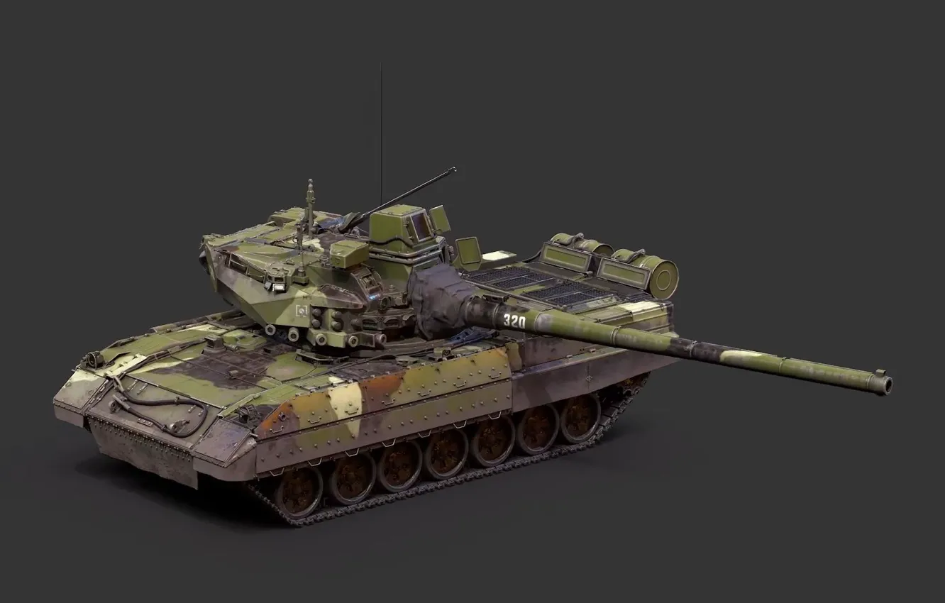 Фото обои СССР, Александр Ярцев, Опытный танк, Объект 195