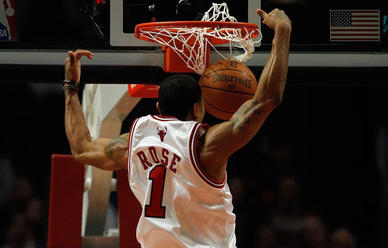 Фото обои баскетбол, NBA, chicago bulls