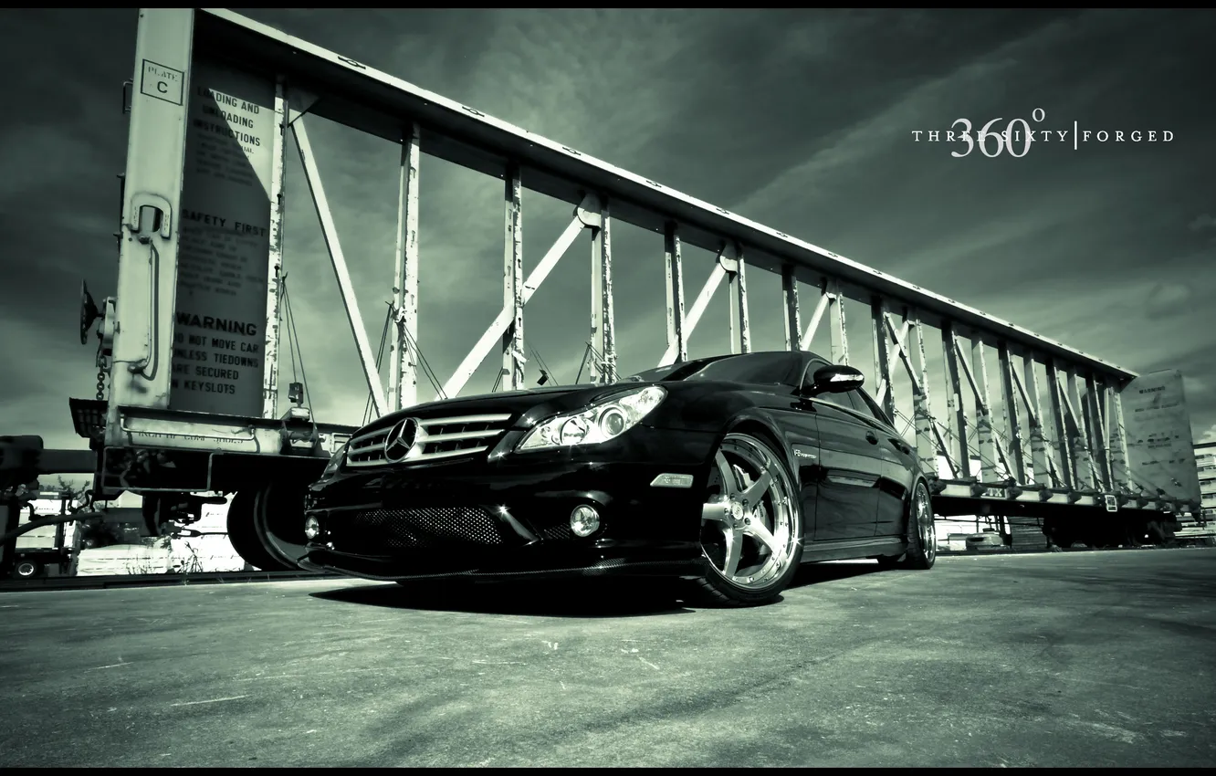 Фото обои Mercedes, CLS 55, on 360 Forged Straight 5ive