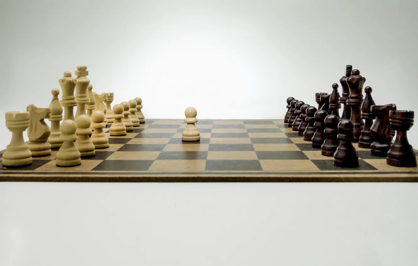 Фото обои шахматы, доска, фигуры