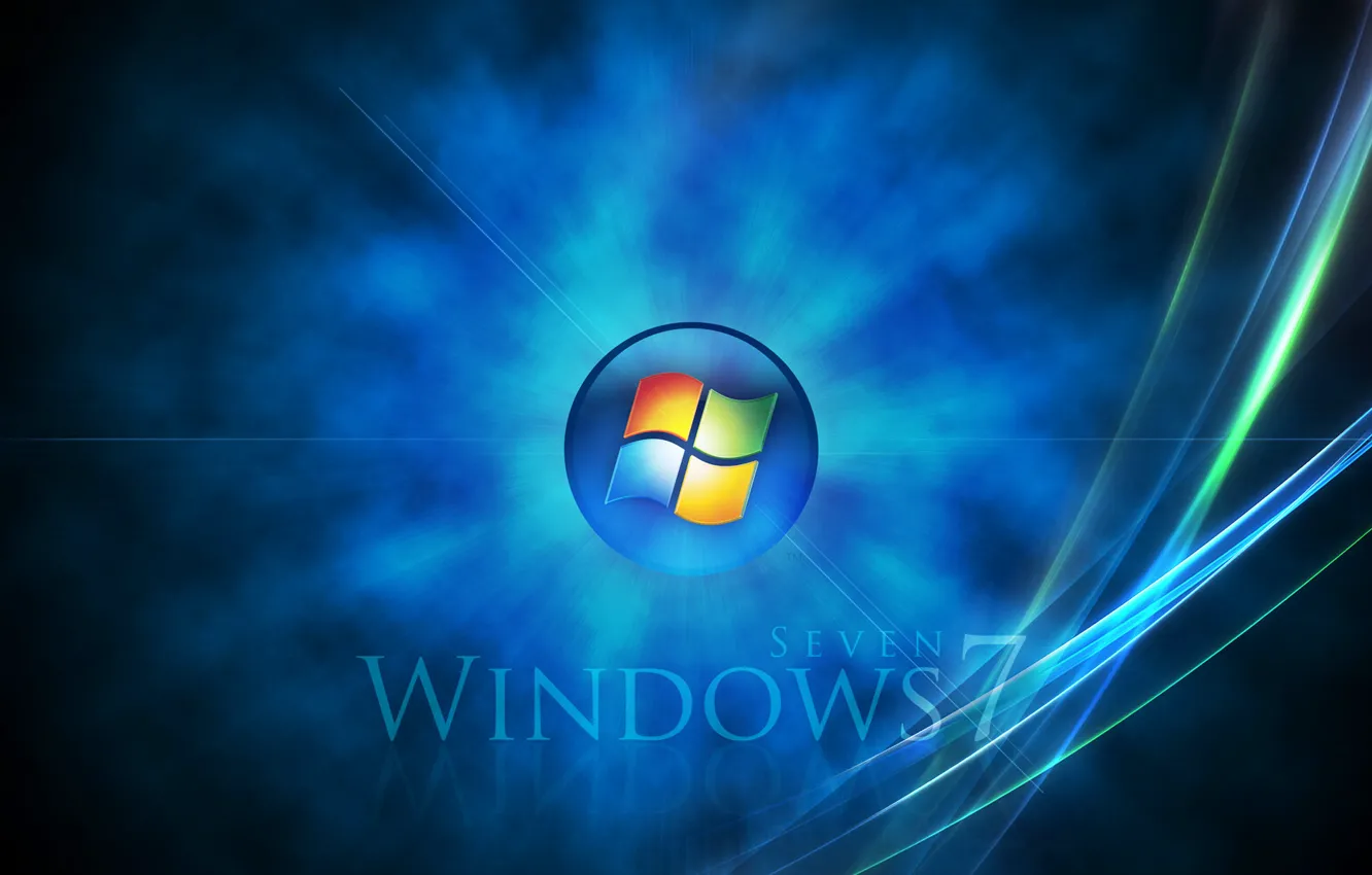Фото обои Windows, windows 7, microsoft, абстракцыя
