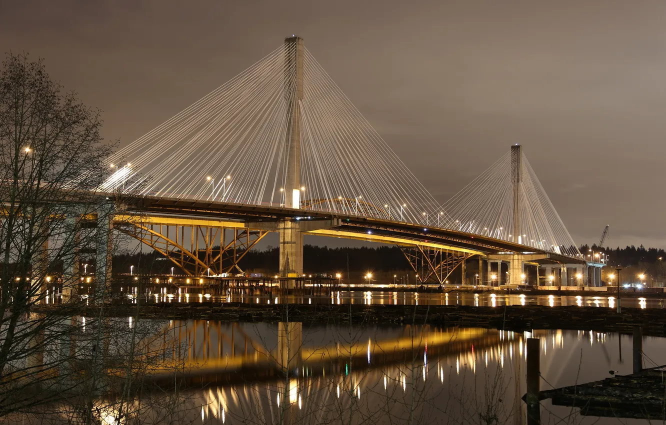 Фото обои Canada, British Columbia, Port Coquitlam, Port Mann Bridge, Citadel Heights