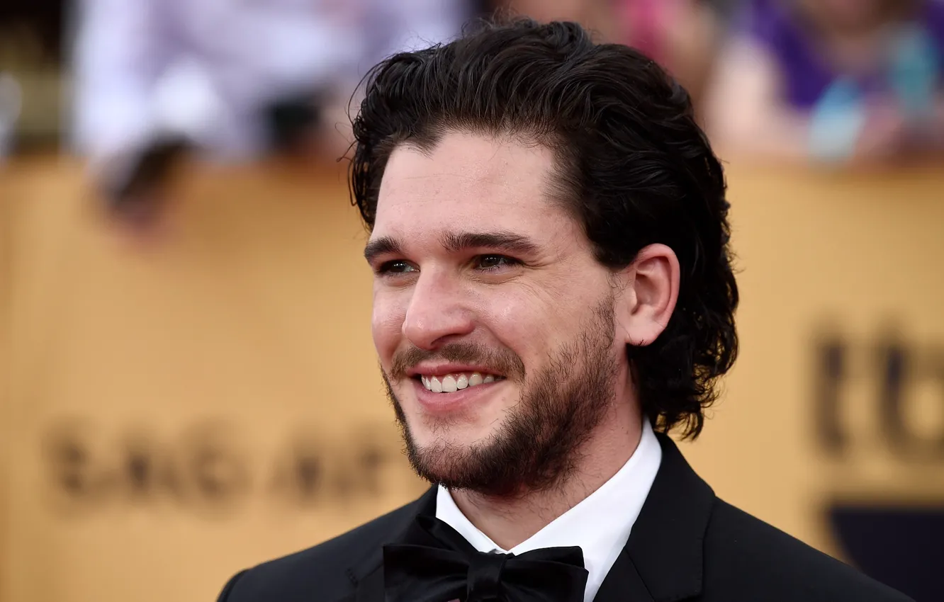 Фото обои улыбка, актёр, Kit Harington, Кит Харингтон