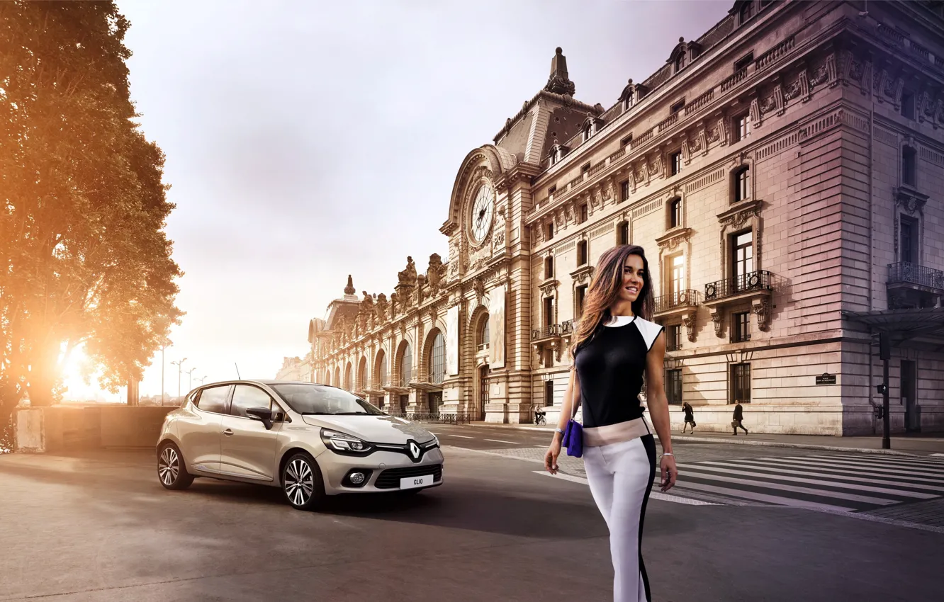 Фото обои Renault, Clio, рено, 2014, клио, Initiale Paris