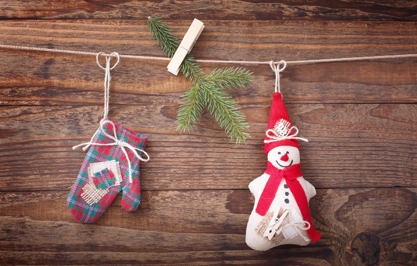 Фото обои украшения, игрушки, Новый Год, Рождество, happy, Christmas, wood, New Year
