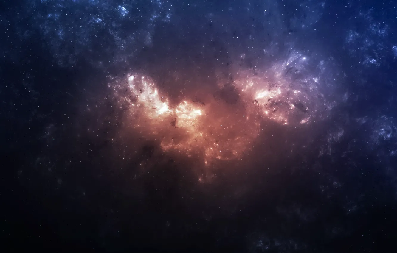 Фото обои space, nebula, galaxy, constellations