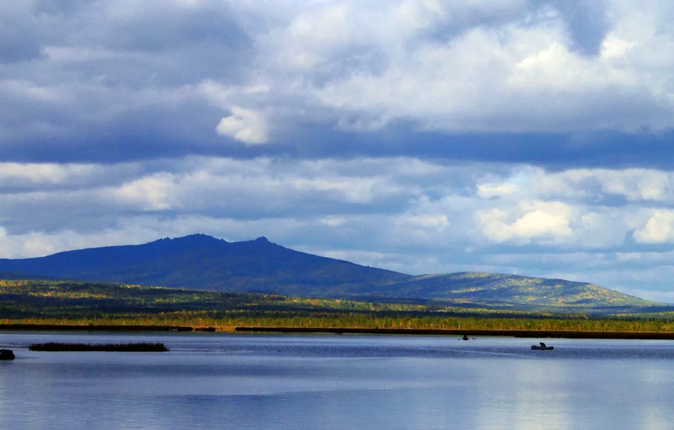 Фото обои горы, озеро, княсьпа