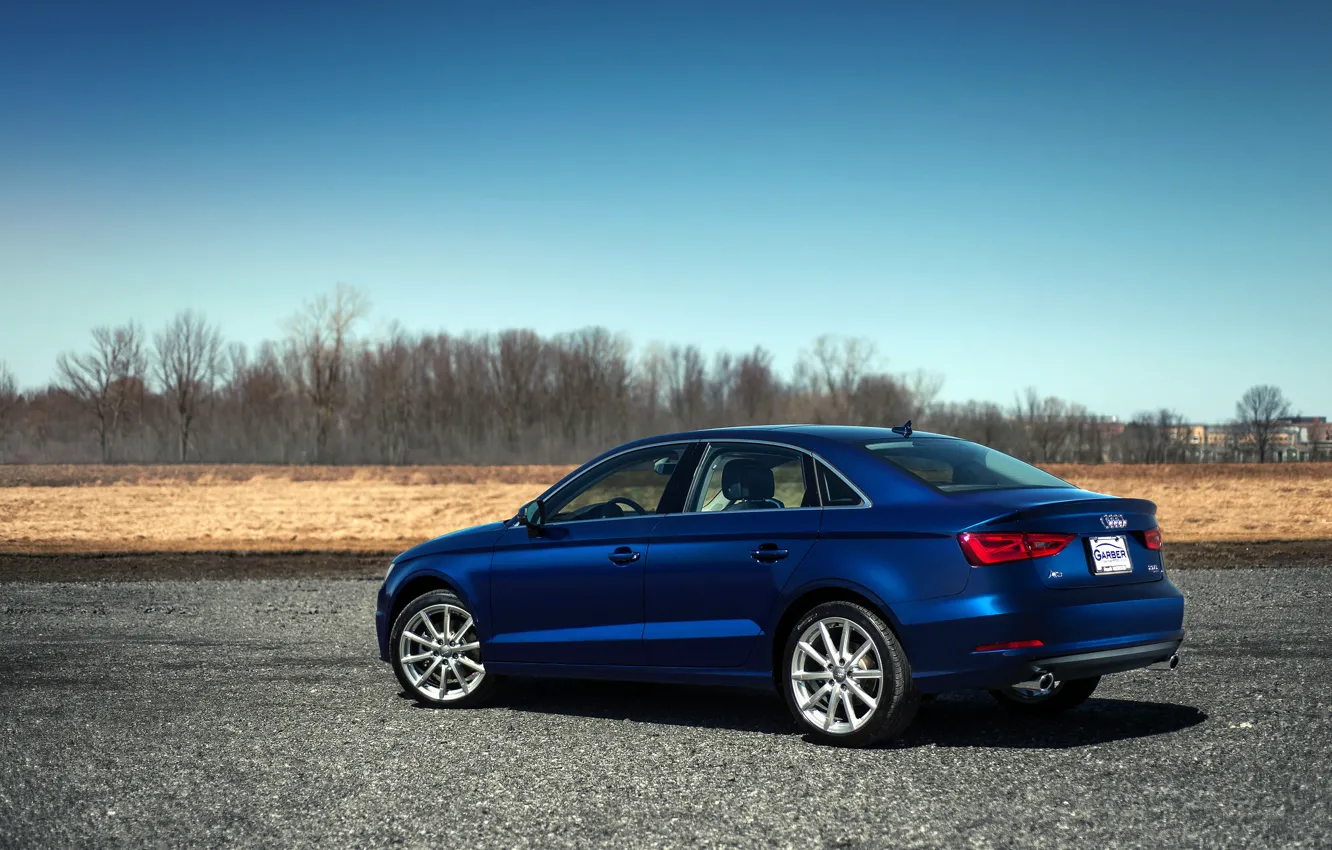 Фото обои Audi, blue, 2015, 2.0T