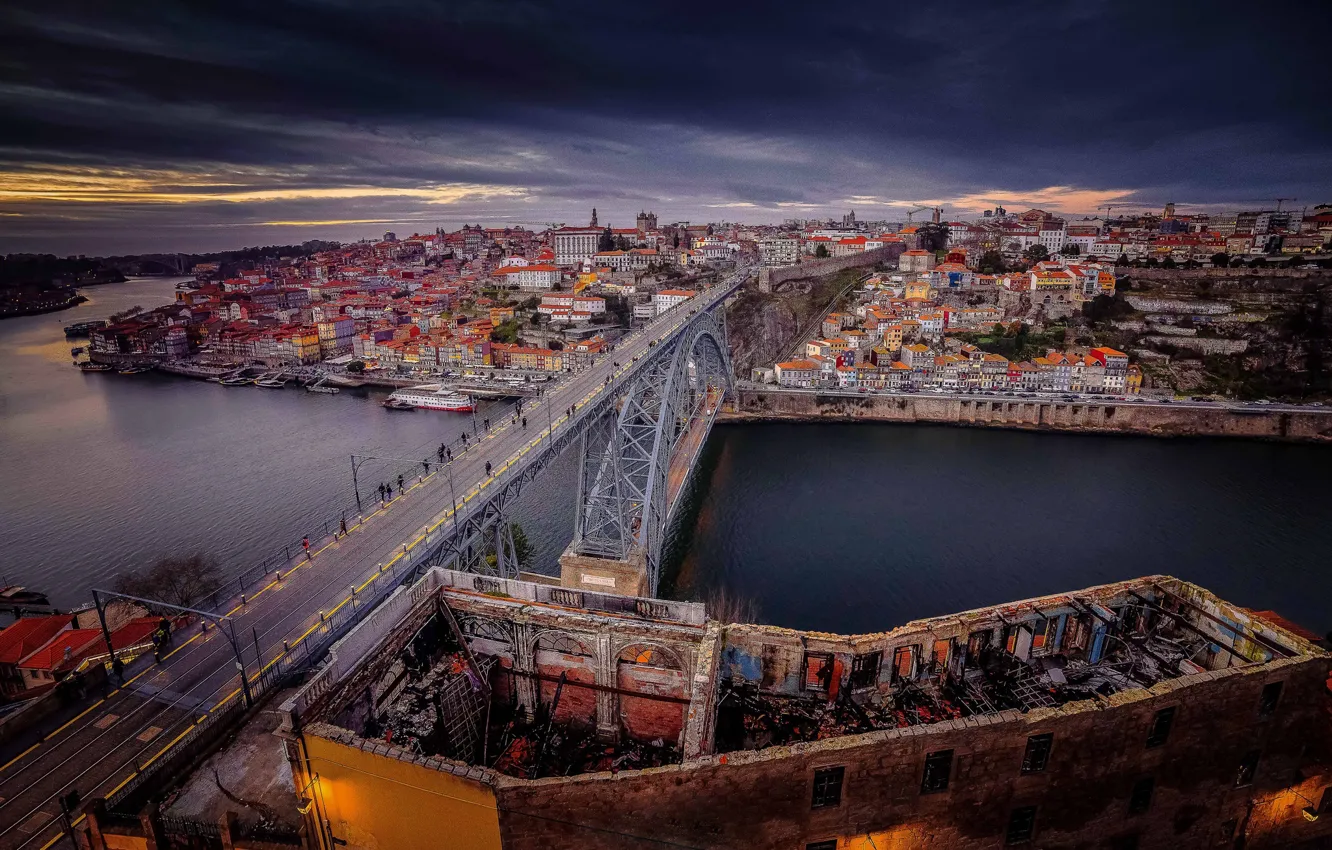 Фото обои Португалия, Porto, Порту, Old City