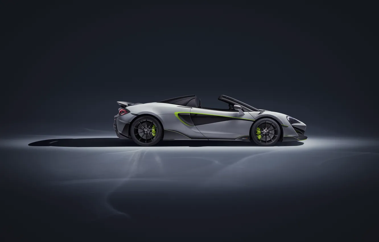 Фото обои McLaren, суперкар, вид сбоку, Spider, MSO, 2019, 600LT