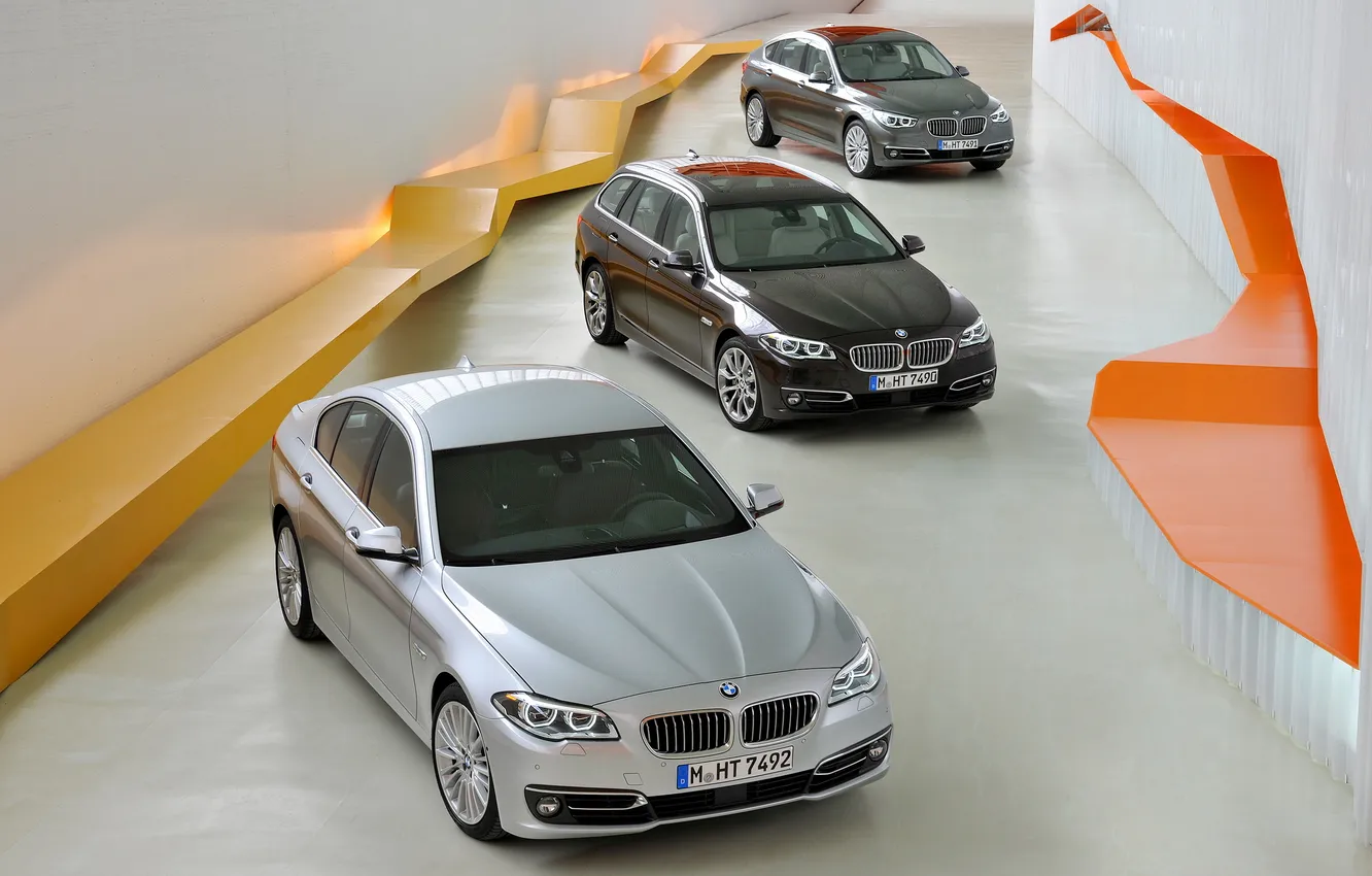 Фото обои бмв, BMW, 5 Series, модельный ряд