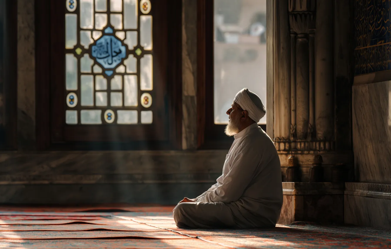 Фото обои God, religion, muslim, Praying