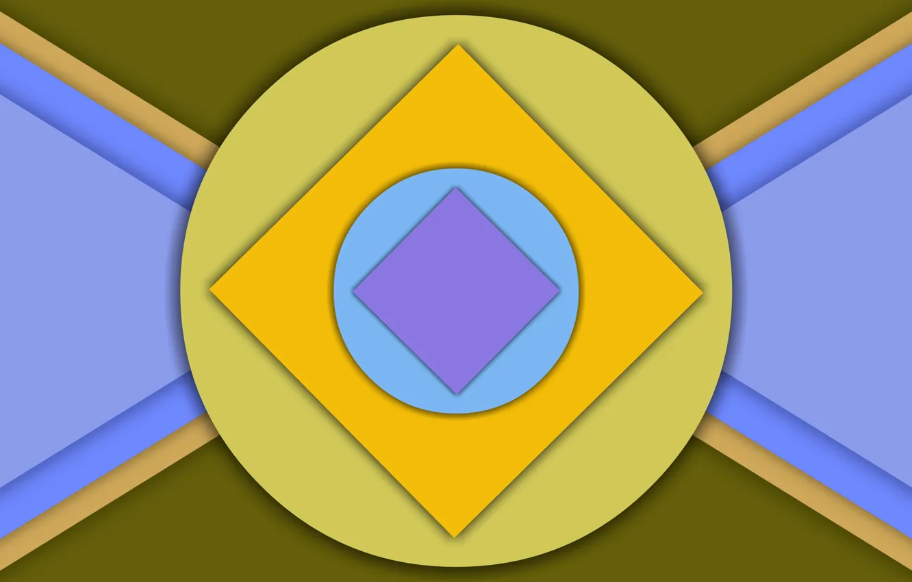 Фото обои круги, фигура, треугольник