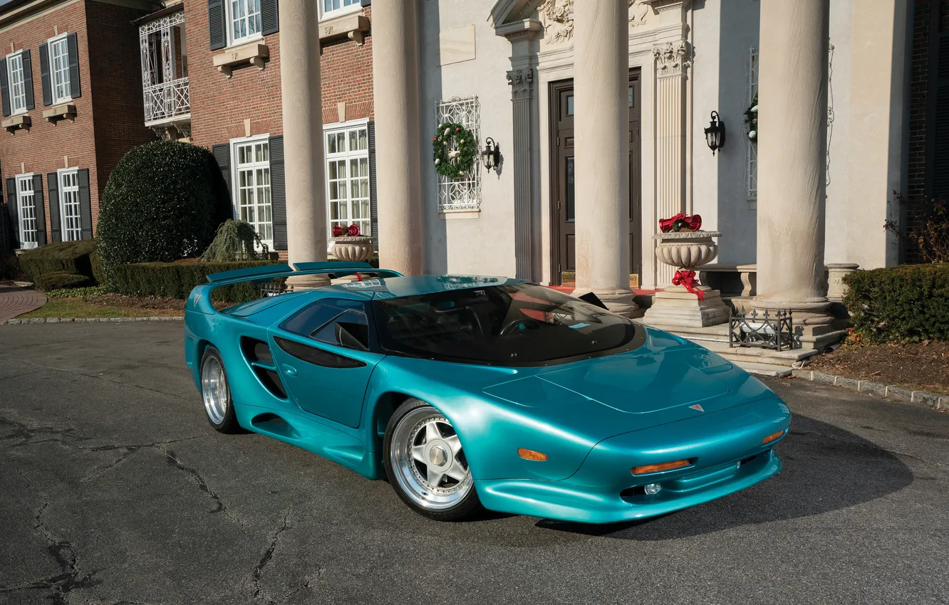 Фото обои Вектор, суперкар, supercar, Vector, 1992, Vector WX3, Vector Motors Corporation, WX3