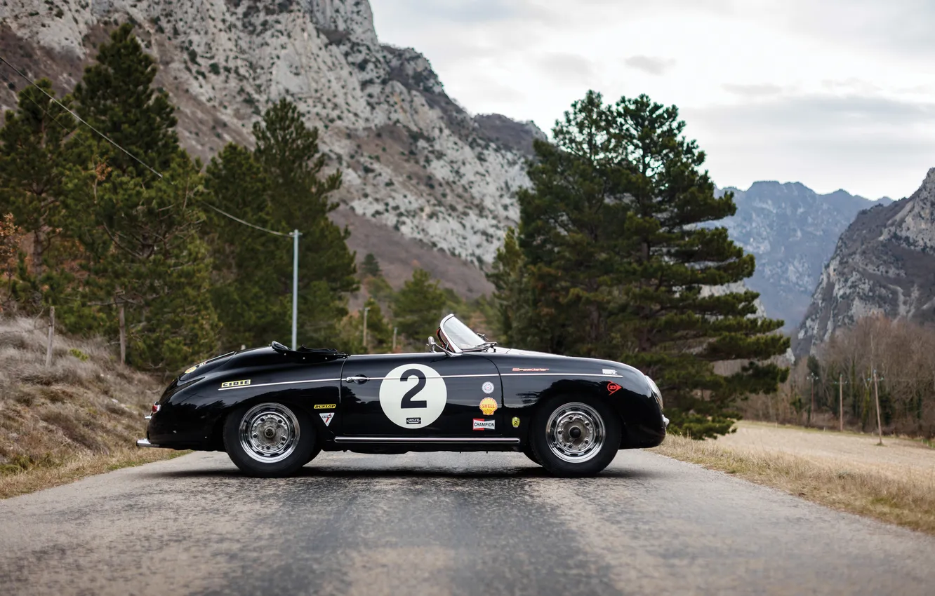 Фото обои Porsche, 1957, 356, Porsche 356A 1600 Speedster