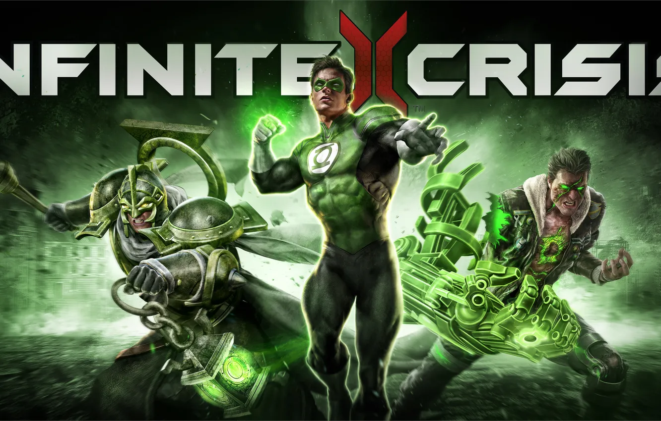 Фото обои art, green lantern, mmorpg, DC comics, Warner Games, infinite crisis