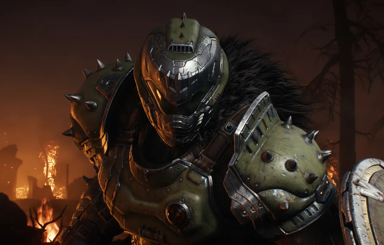 Фото обои DOOM, The Dark Ages, Doom guy, Doom (game), Doom Slayers Club