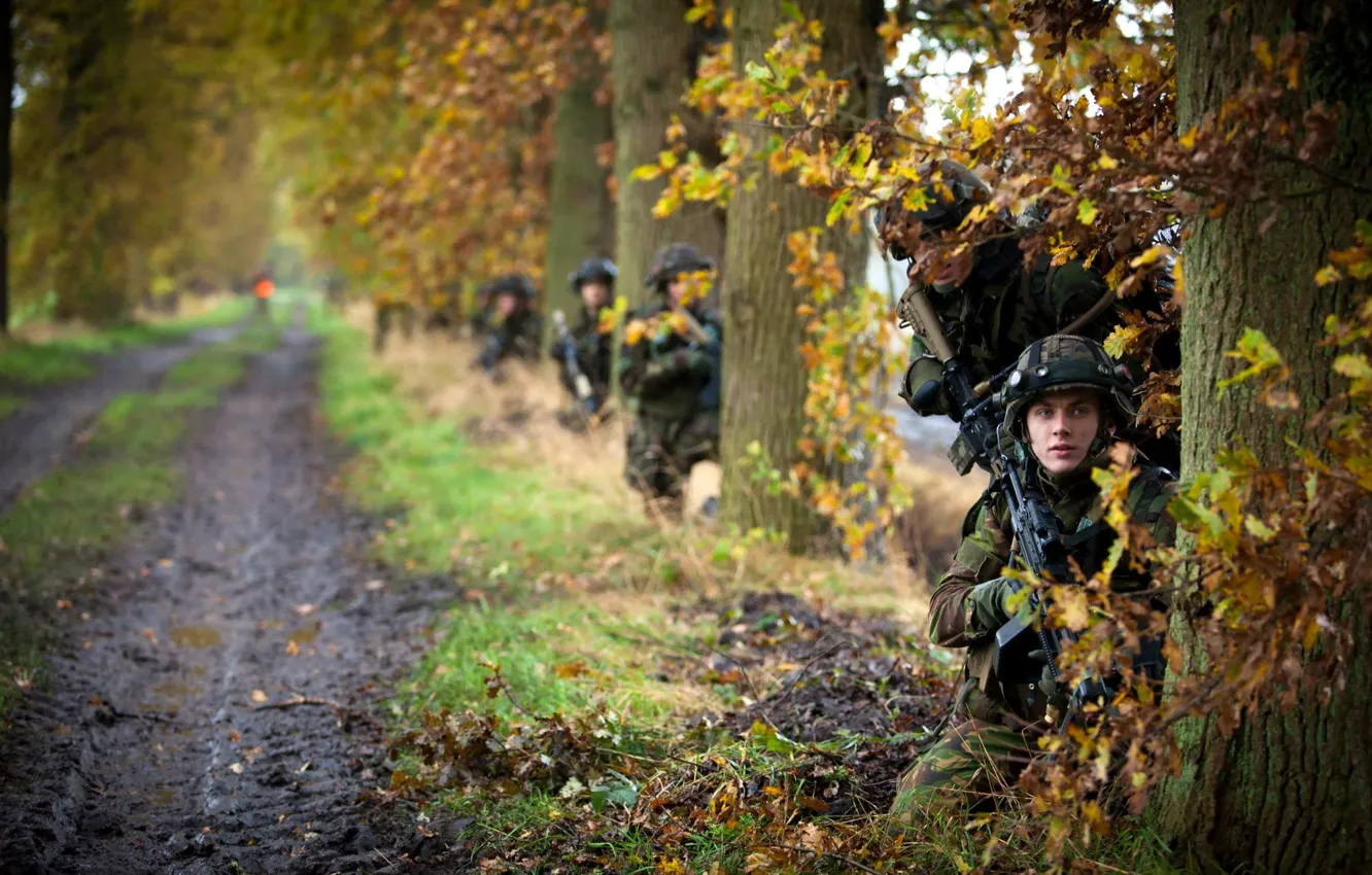 Фото обои оружие, солдаты, Royal Netherlands Army
