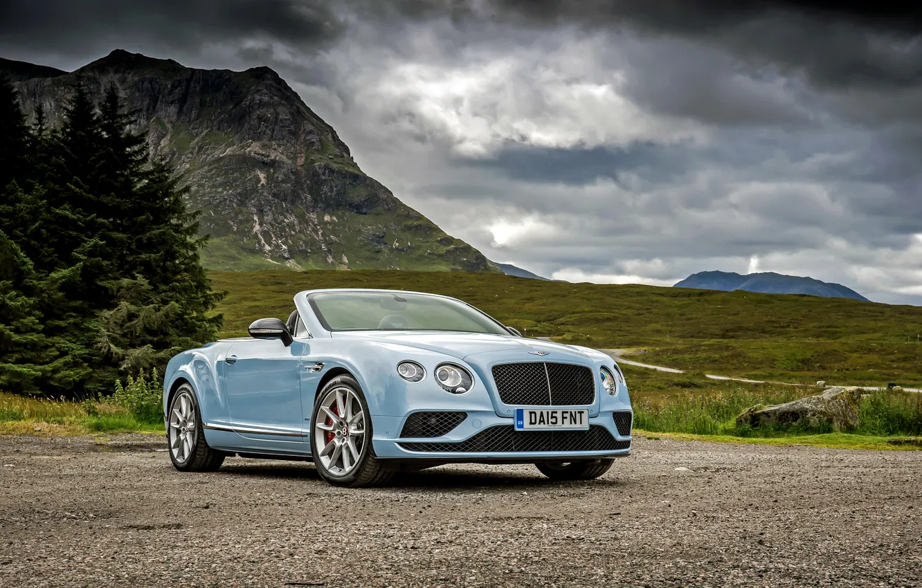 Фото обои Bentley, Continental, кабриолет, бентли, континенталь, Convertible, 2015