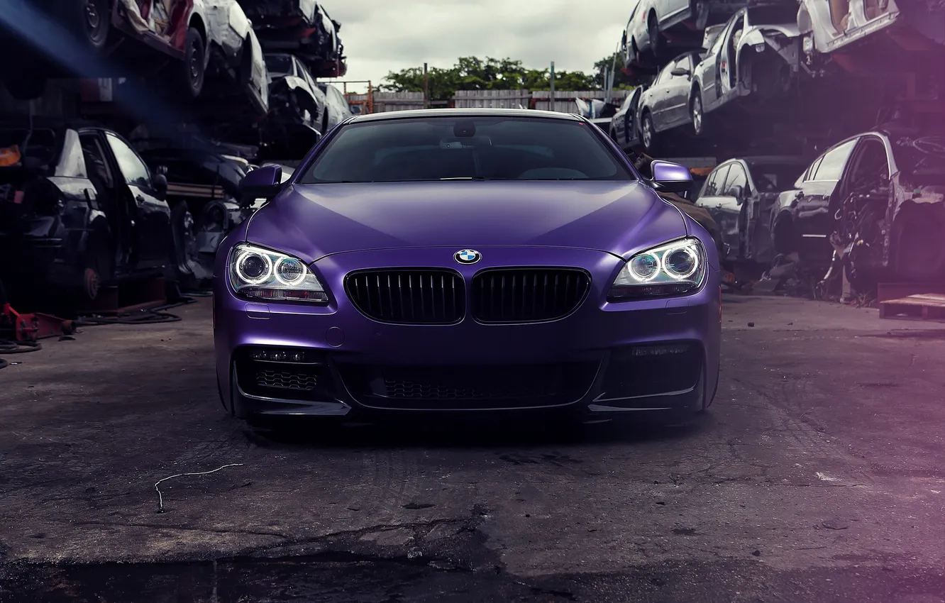 Фото обои BMW, purple