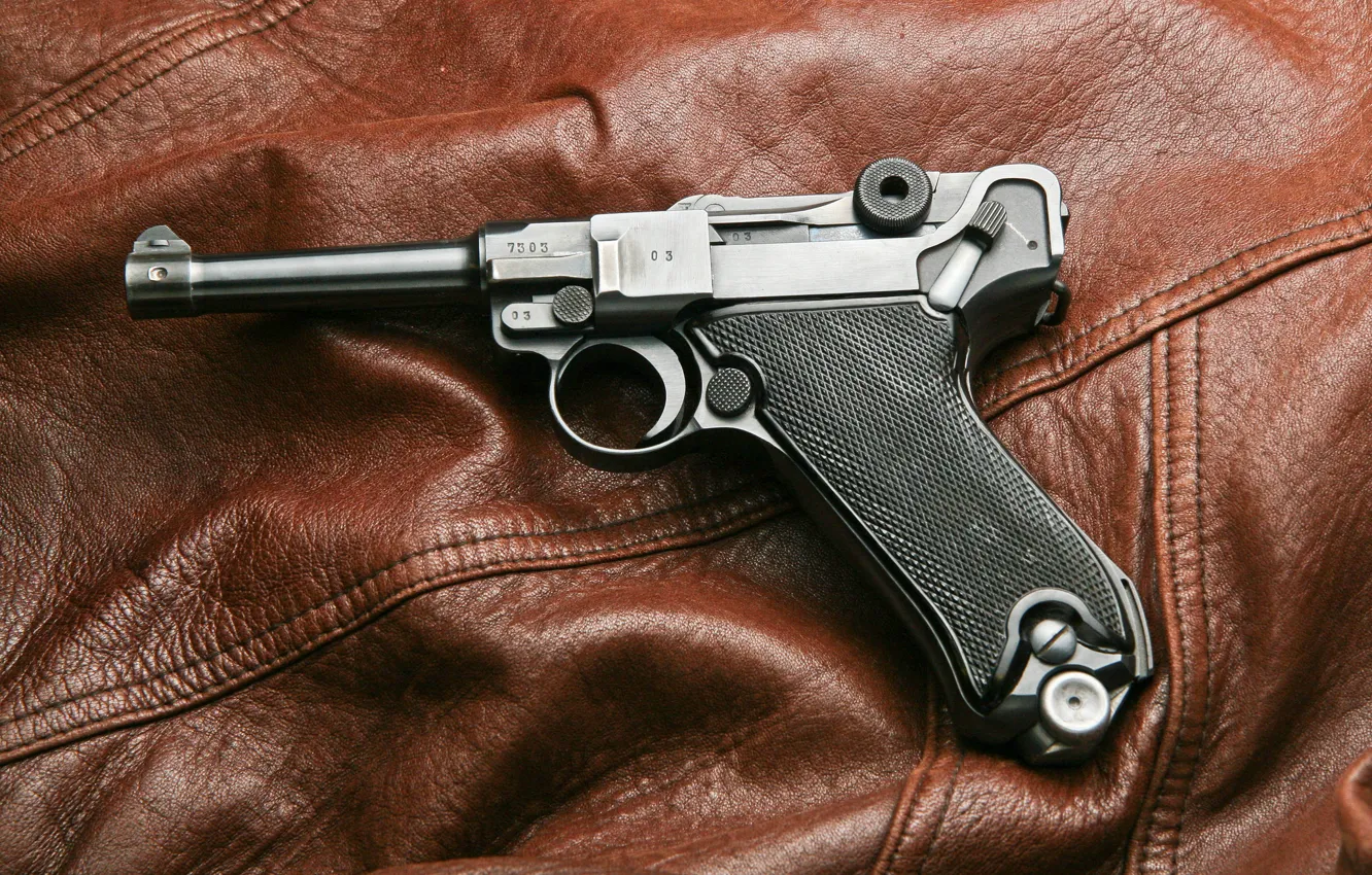 Фото обои пистолет, оружие, P08, Люгера, Luger