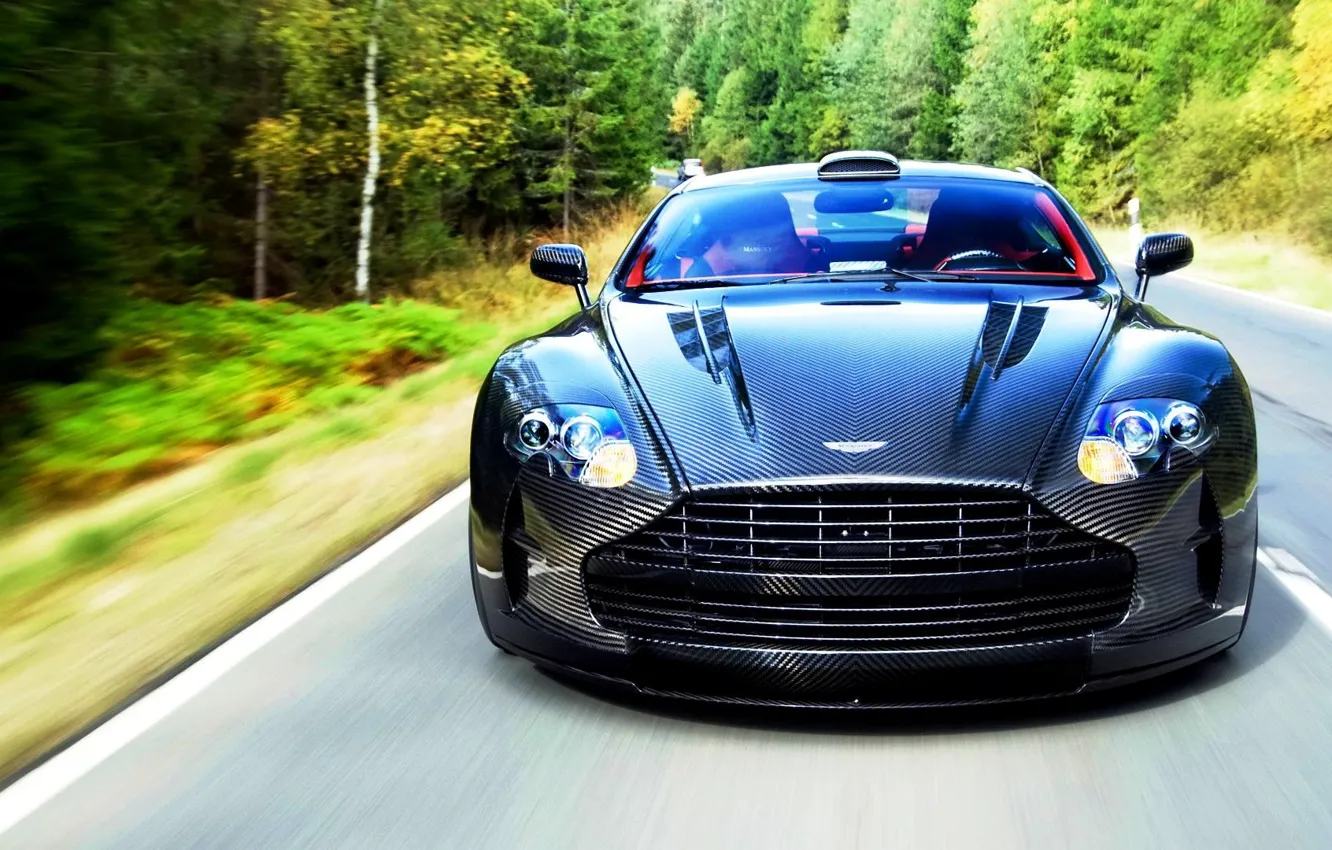 Фото обои Aston Martin, карбон, DB9 or DBS