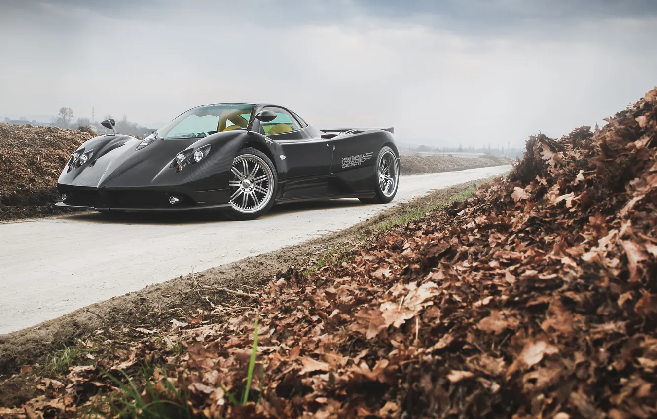 Фото обои Supercar, car, Pagani, wallpaper, Zonda