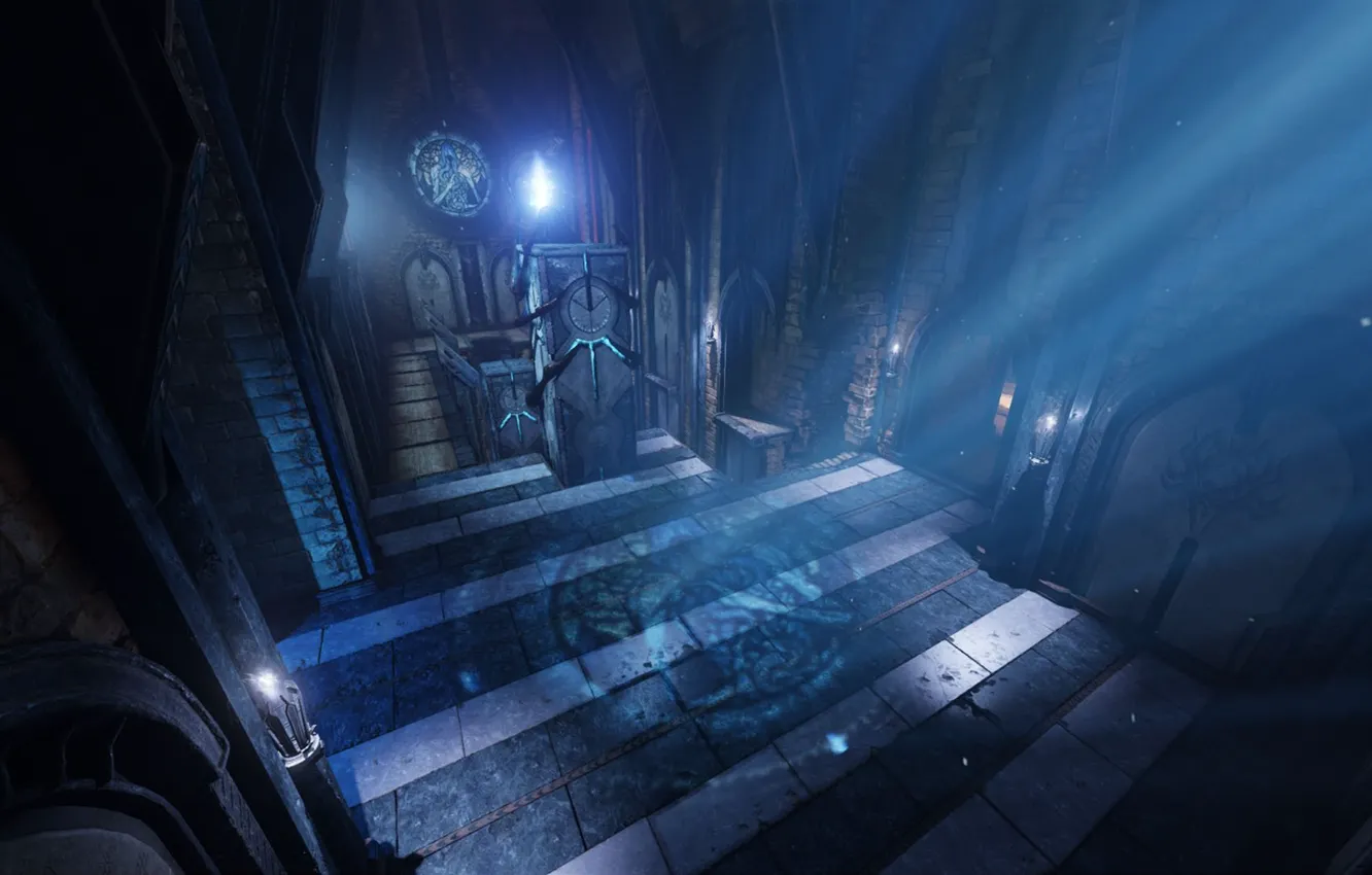 Фото обои рендеринг, игры, карта, квейк, id software, Quake Champions, bethesda softworks, saber interactive