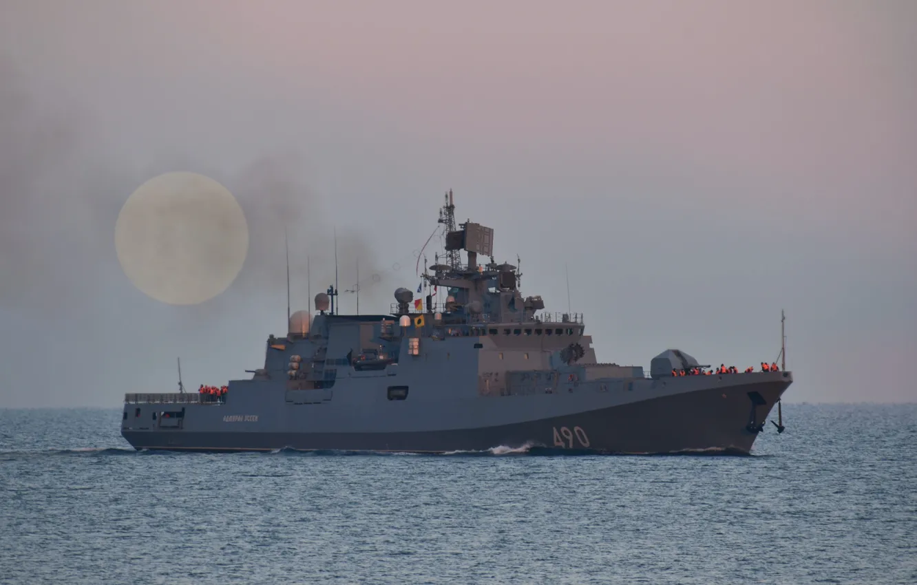 Фото обои фрегат, Черное море, Адмирал Эссен