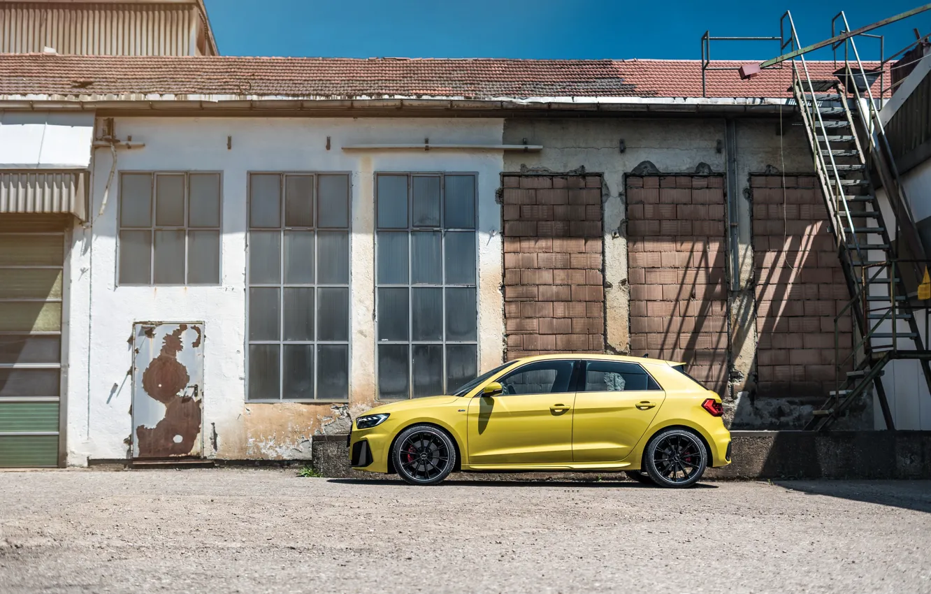 Фото обои Audi, вид сбоку, хэтчбек, ABT, Audi A1, 2019