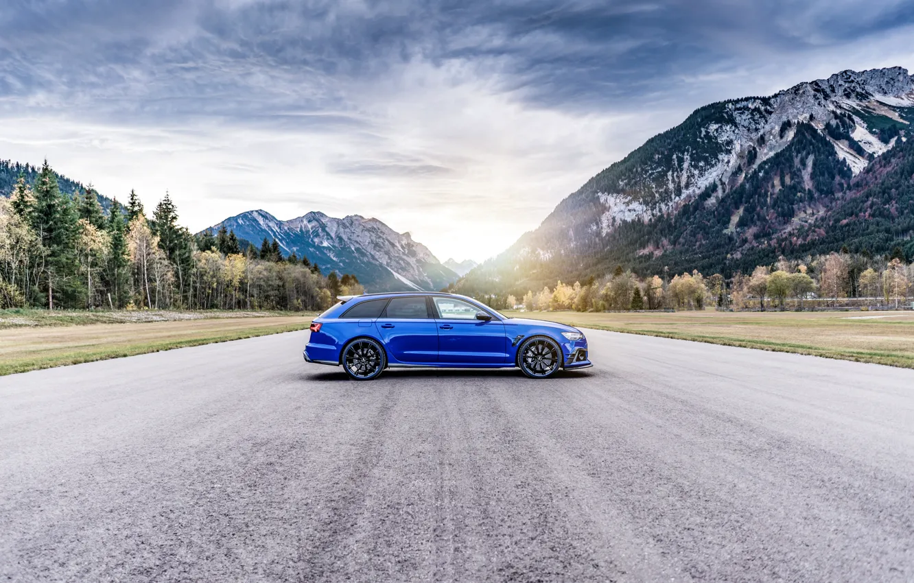 Фото обои Audi, 2018, ABT, универсал, RS6, Nogaro Edition