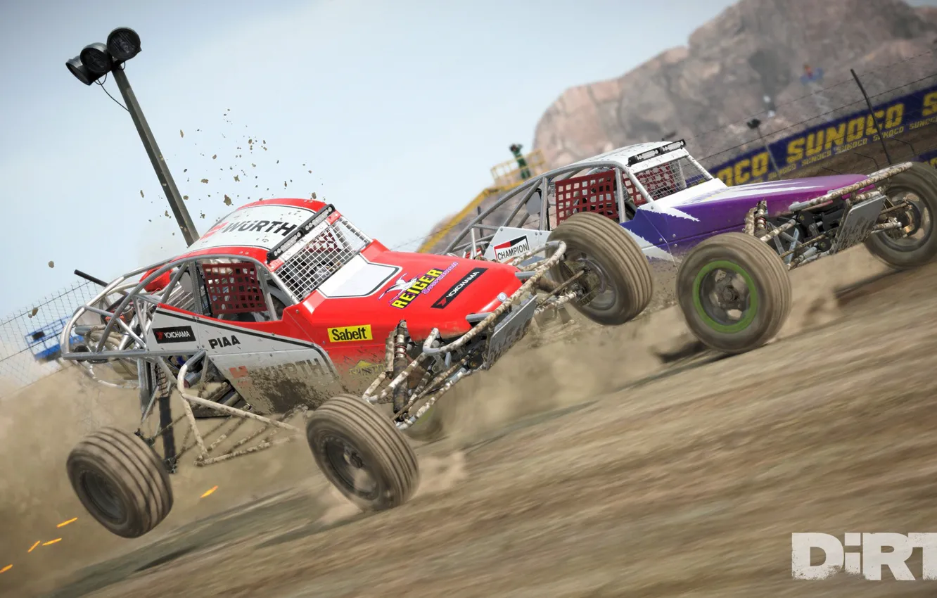 Фото обои car, logo, game, Dirt, race, speed, fast, Dirt 4