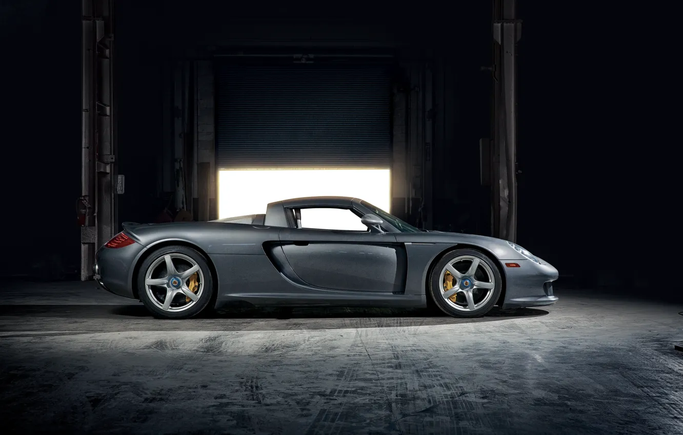 Фото обои Porsche, Porsche Carrera GT, profile