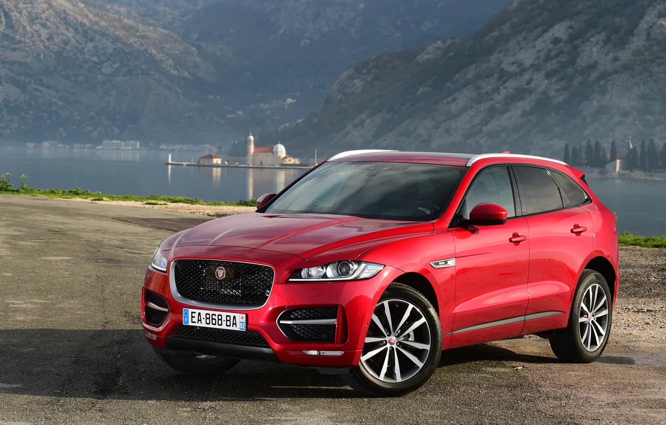 Фото обои Jaguar, внедорожник, ягуар, F-Pace