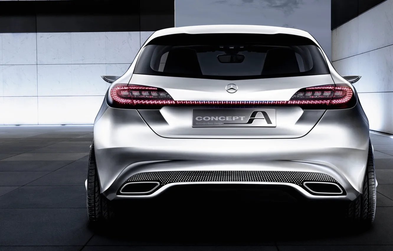 Фото обои Concept, Mercedes-Benz, Back, View, A-Class