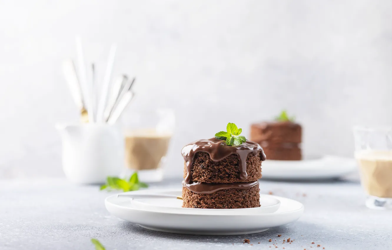 Фото обои пирожное, десерт, шоколадное, Oxana Denezhkina