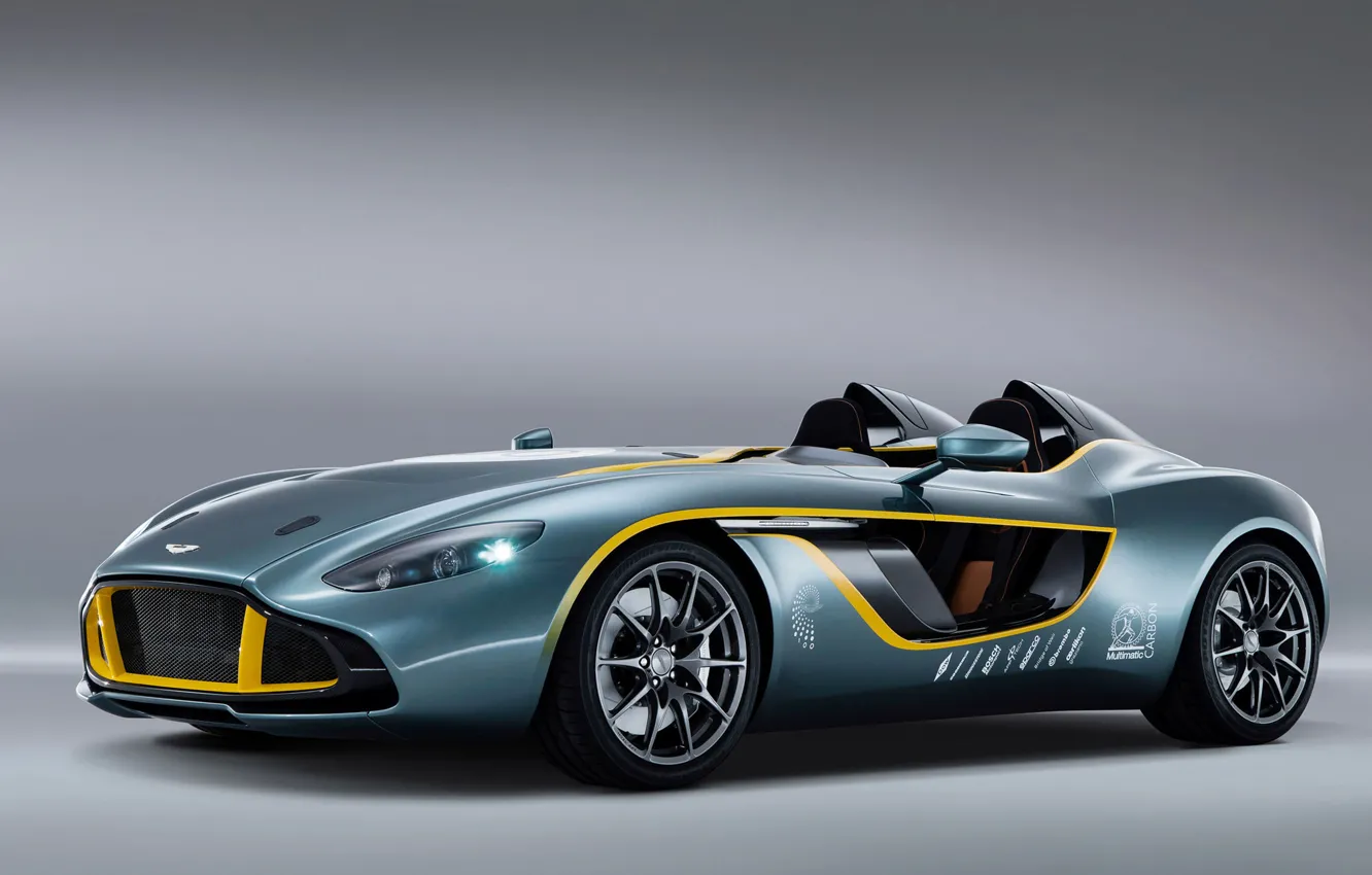 Фото обои Concept, Aston Martin, Wallpaper, Speedster, CC100