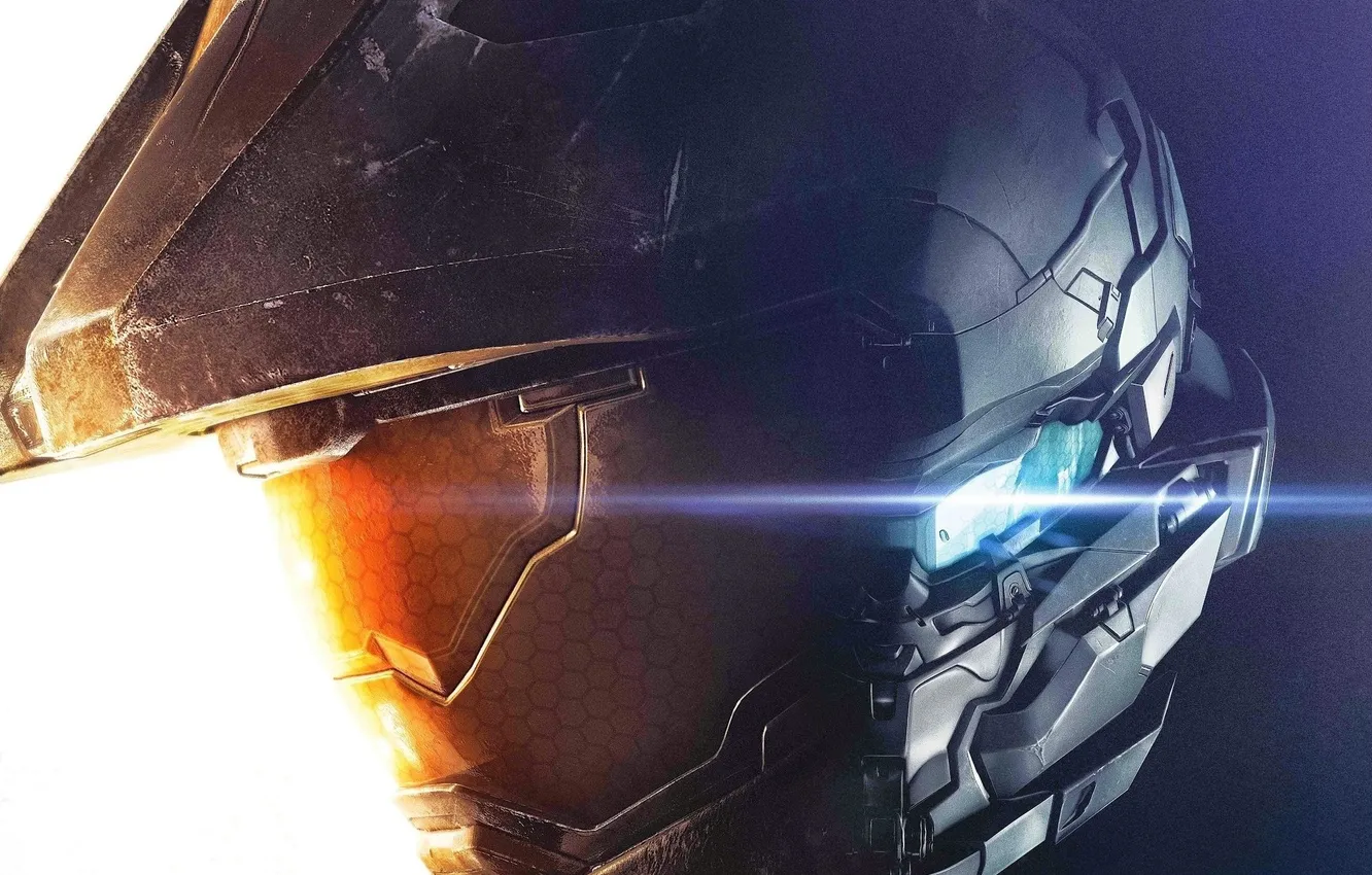 Фото обои игра, солдаты, эксклюзив, шлемы, Мастер Чиф, Halo 5: Guardians, агент Лок
