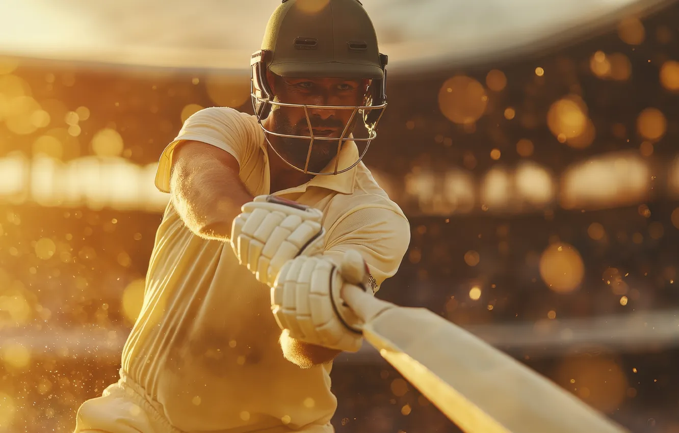 Фото обои with, player, match, cricket