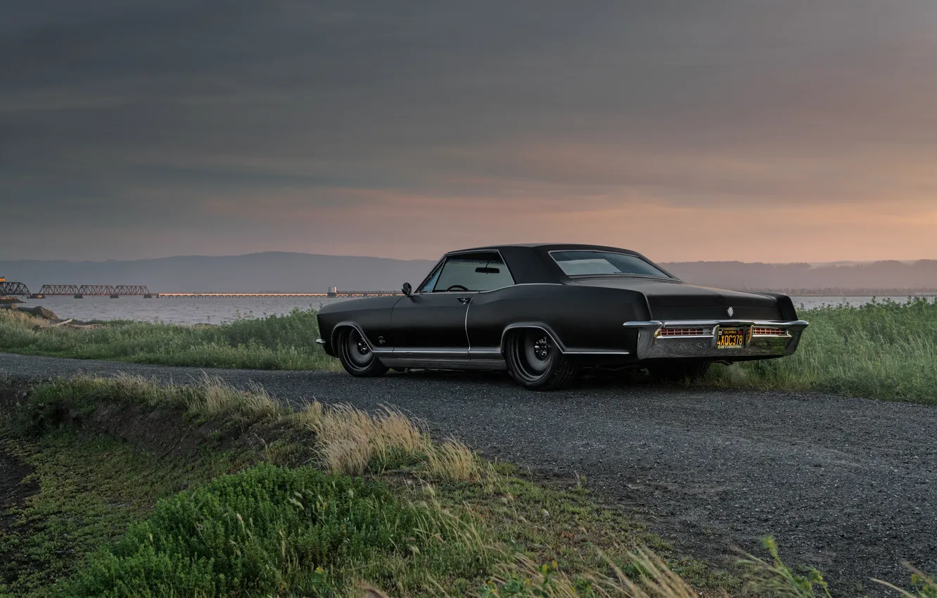 Фото обои Car, Black, Old, Buick, Freak, Rear, Sinatra, Rivera