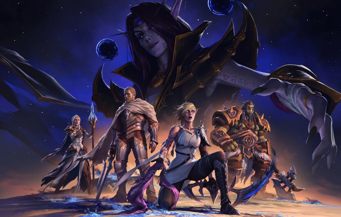 Фото обои герой, World of Warcraft, персонажи, Blizzard Entertainment, Video Game, Видео Игры, The War Within