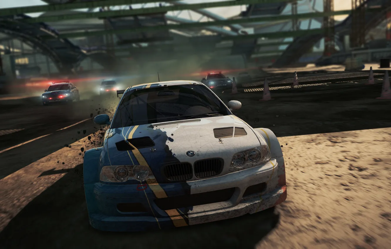Фото обои game, NFS, 2012, police, Most Wanted, Need for speed, BMW M3 GTR