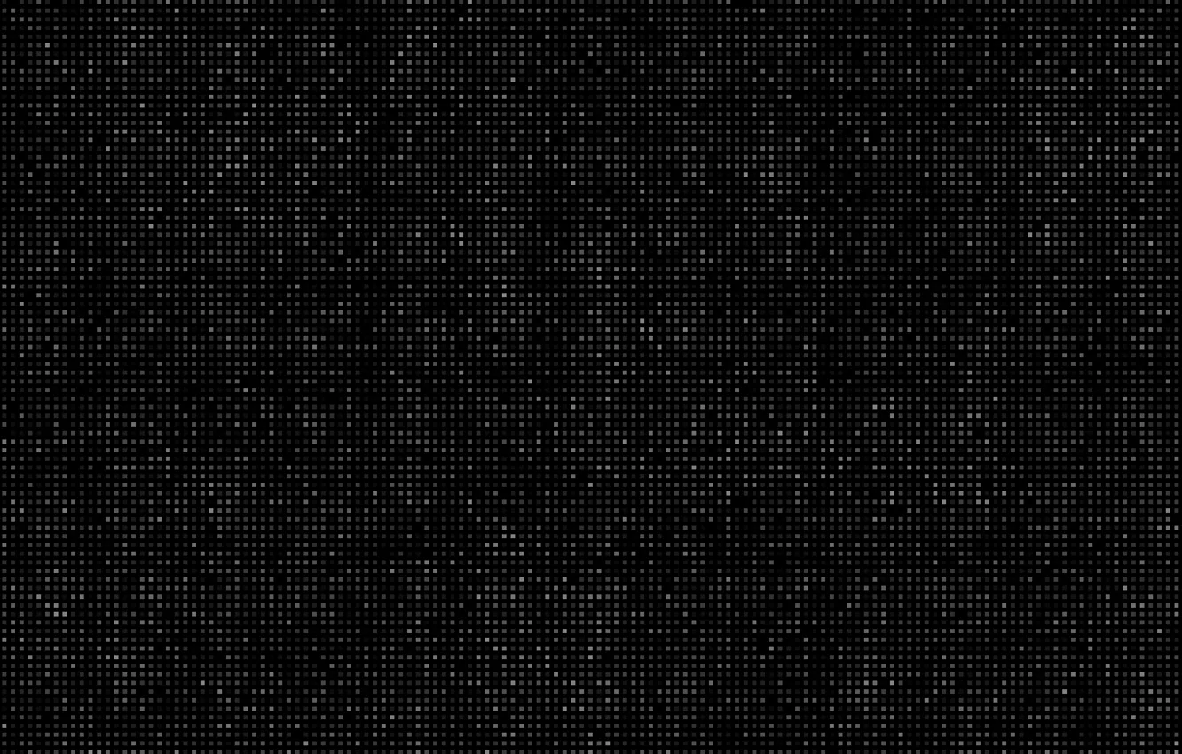 Фото обои dark, black, design, square, hi-tech, bokeh, mosaic, dots