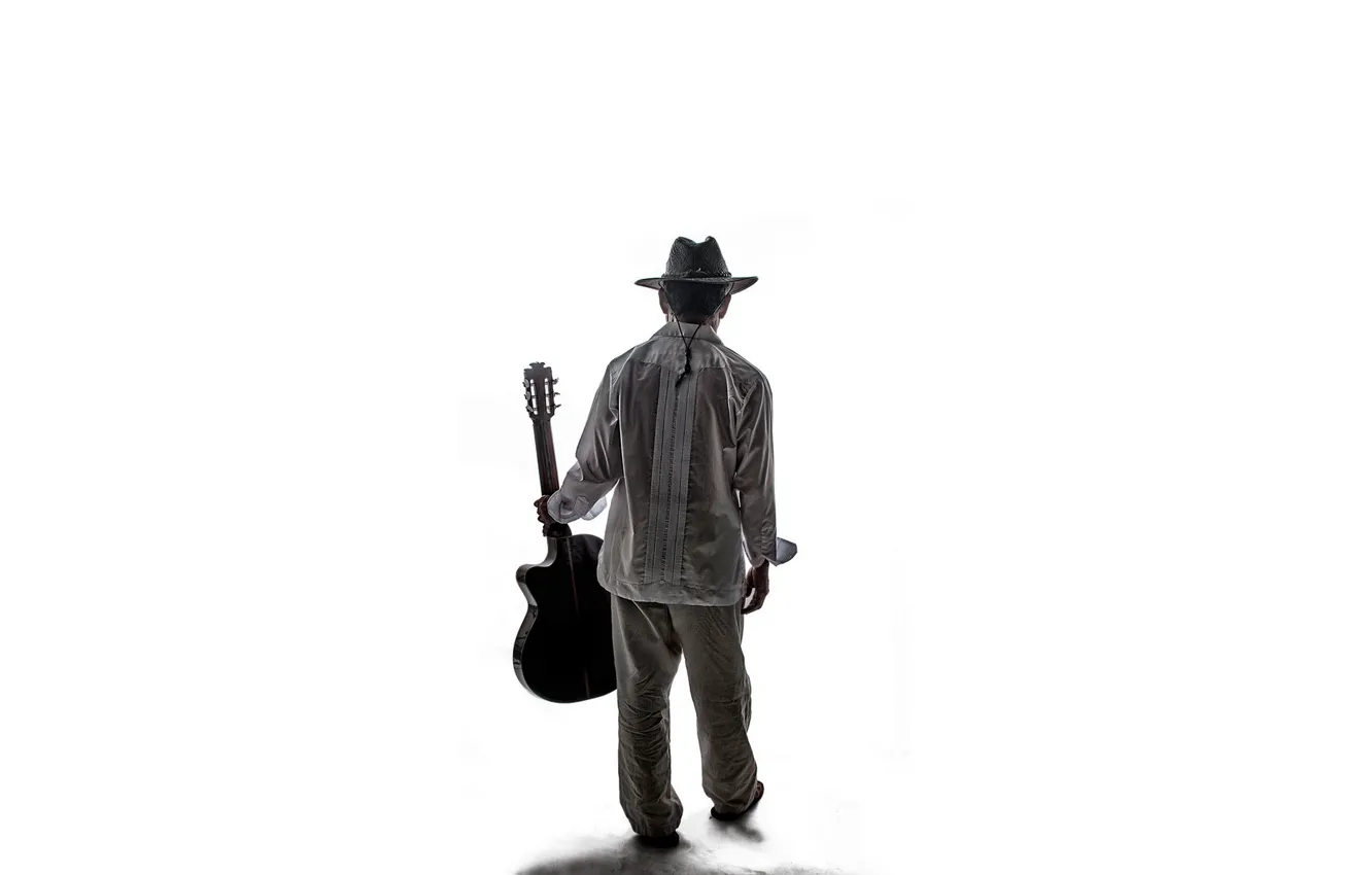Фото обои музыка, человек, гитара